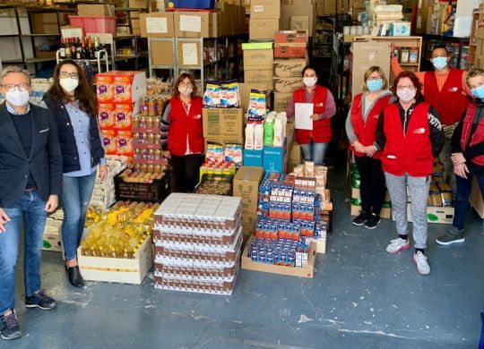 Donacion alimentos a Corazón Expres