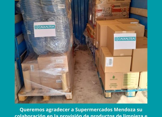 Lote de productos de limpieza e higiene personal para los afectados por la DANA sin logo